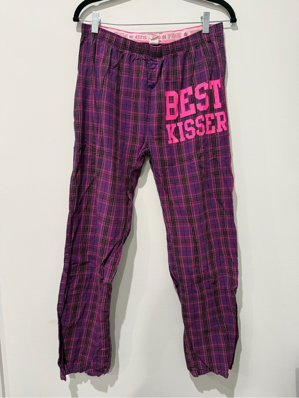 “BEST KISSER” Victoria’s Secret Pajama Pants